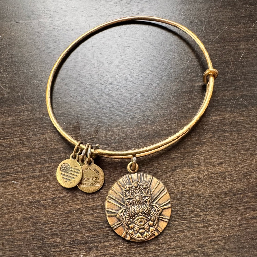 Alex and Ani Gold Hamsa Bracelet